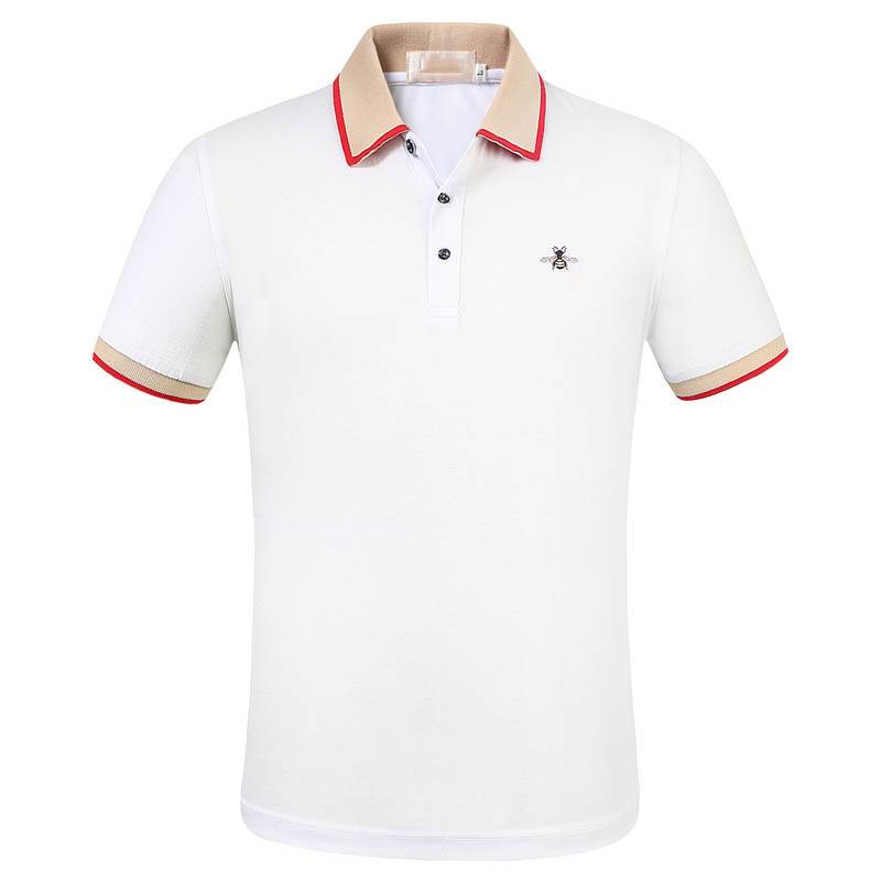 Luxury fashion classic men's letter bee striped embroidery shirt cotton mens designer T-shirt white black designer polo shirt male M-3XL
Luxury fashion classic men's letter bee striped embroidery shirt cotton mens designer T-shirt white black designer polo shirt male M-3XL