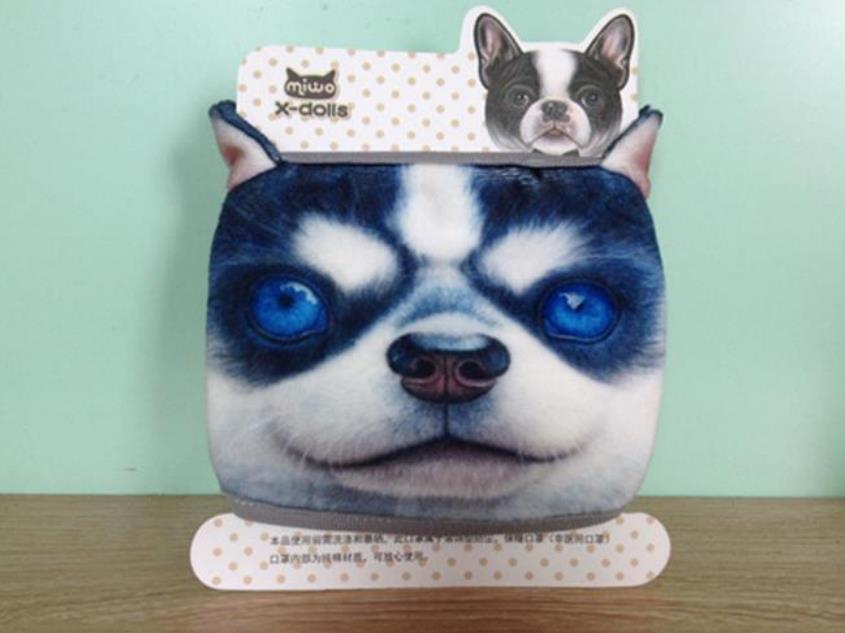 Cute 3D Cartoon Dog Cat Face Mask Protective Mask Unisex Adult Children Anti Dust Plush Cotton Windproof Face Covers Warmer Respirator