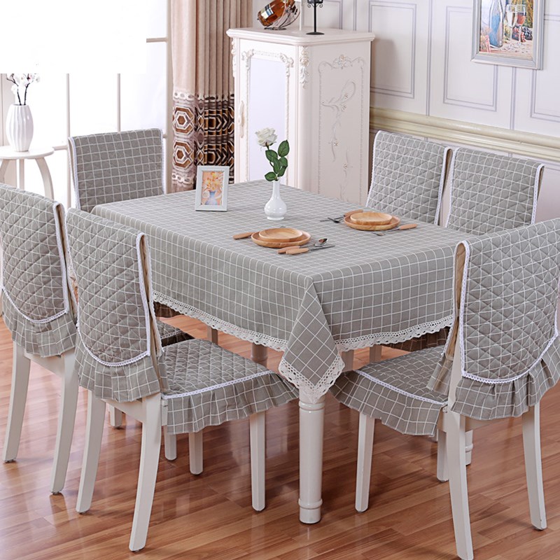 Modern Style Tablecloth Chair Cushion Cover Household Four Room Grey Dining Seasons Table Covers Cloth Chairs Table Plaid Dust, Mmb 1pc-130x130cm
Modern Style Tablecloth Chair Cushion Cover Household Four Room Grey Dining Seasons Table Covers Cloth Chairs Table Plaid Dust, Mmb 1pc-130x130cm