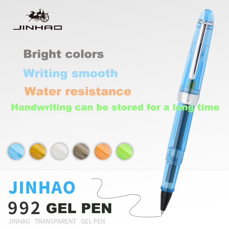 Jinhao992 Gel Pen Luxury Office Stationery Ballpoint Pen 6 Color Learning Necessary Accessories Student Business Supplies
Jinhao992 Gel Pen Luxury Office Stationery Ballpoint Pen 6 Color Learning Necessary Accessories Student Business Supplies