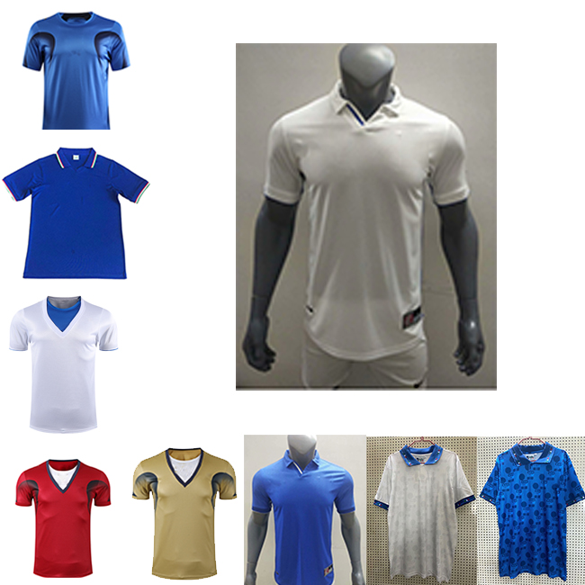 2006 Retro classic 1986 1990 1994 1996 1998 Italy soccer jersey totti pirlo MALDINI R.BAGGIO BARESI football shirt sizs:S-XXL, Black;yellow
2006 Retro classic 1986 1990 1994 1996 1998 Italy soccer jersey totti pirlo MALDINI R.BAGGIO BARESI football shirt sizs:S-XXL, Black;yellow