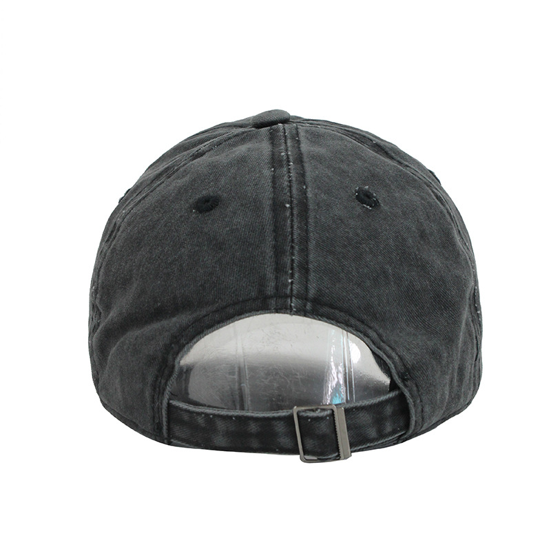 New Black Washed Cloth Casual Baseball Cap Men Women Retro Spring Autumn Shade Solid Cap Men Graffiti Hand Painted Baseball Cap
