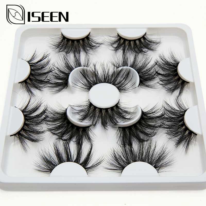 ISEEN 7/5 pair of 25mm false eyelashes 3D mink hair eyelashes natural thick dramatic makeup extension false
ISEEN 7/5 pair of 25mm false eyelashes 3D mink hair eyelashes natural thick dramatic makeup extension false