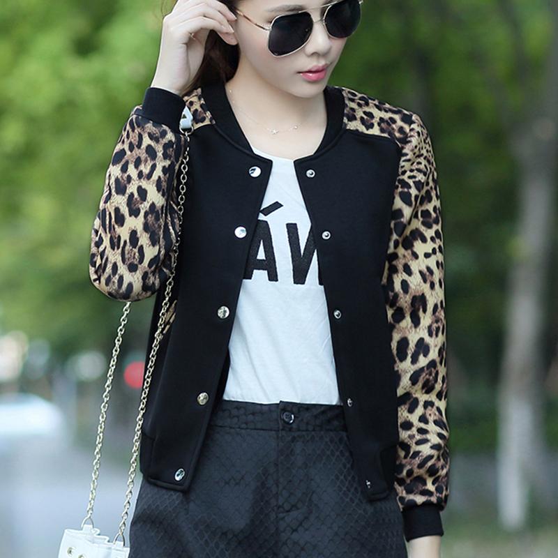 Leopard Flower Print Plus Size Baseball Basic Women' Jacket Round Collar Button Thin Bomber Jackets Long Sleeves girl Coat, Black
Leopard Flower Print Plus Size Baseball Basic Women' Jacket Round Collar Button Thin Bomber Jackets Long Sleeves girl Coat, Black