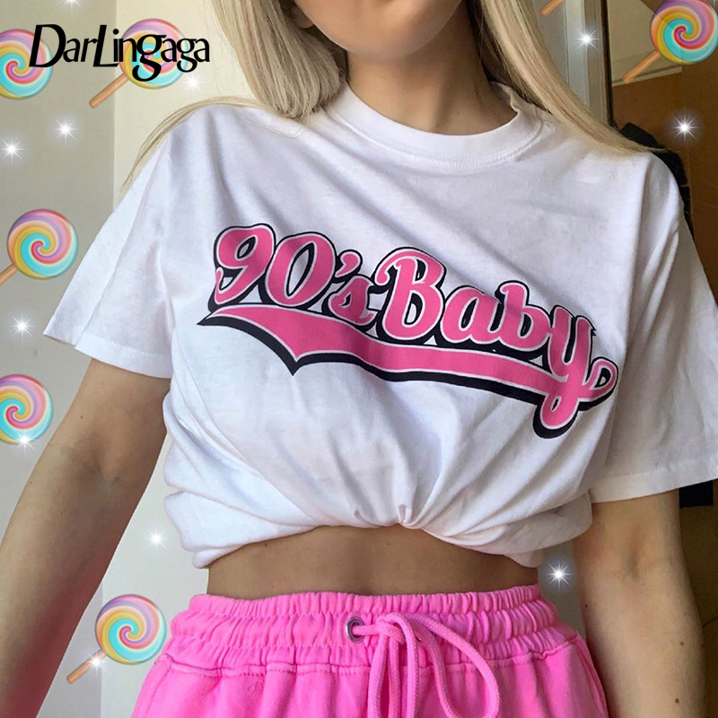 Darlingaga Casual Loose Short Sleeve White T shirt Letter Print Women Tops Tees Sweet Harajuku Summer T-shirt 2020 Clothes Shirt, Purple
Darlingaga Casual Loose Short Sleeve White T shirt Letter Print Women Tops Tees Sweet Harajuku Summer T-shirt 2020 Clothes Shirt, Purple