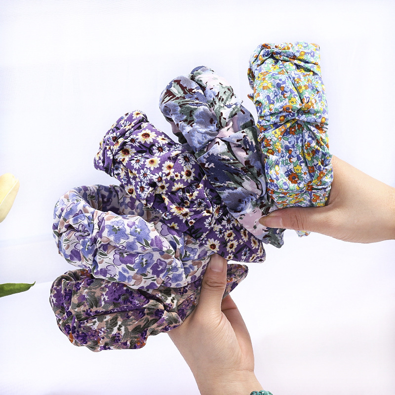 Purple Series Women Hairband Girls Soft Chiffon Headband Lady Hair Accessories Bezel Fold Print Turban Ornaments Haarband C995
Purple Series Women Hairband Girls Soft Chiffon Headband Lady Hair Accessories Bezel Fold Print Turban Ornaments Haarband C995