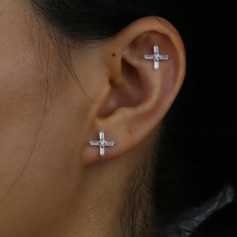 925 sterling silver cross Stud Earring For Women Man Cross real Silver Lover's Engagement stud earring Jewelry Drop Shipping
925 sterling silver cross Stud Earring For Women Man Cross real Silver Lover's Engagement stud earring Jewelry Drop Shipping