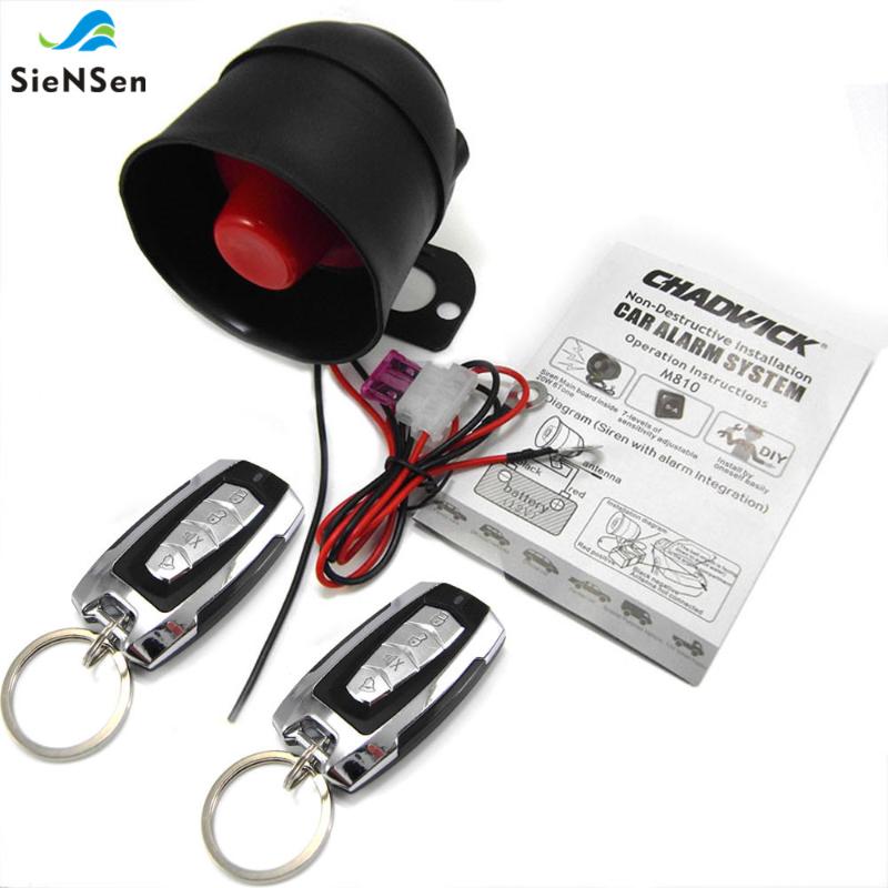 SieNSen Universal 12V Car Alarm System With ACC/Vibration/Trunk/Door Trigger Alarm Functions Easy Installation M810 
SieNSen Universal 12V Car Alarm System With ACC/Vibration/Trunk/Door Trigger Alarm Functions Easy Installation M810