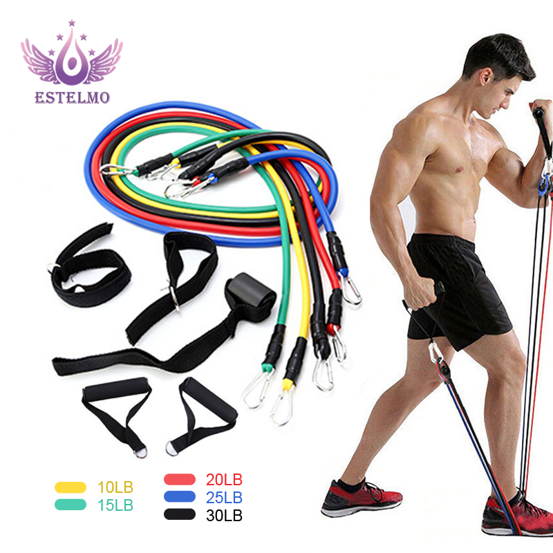 Pull Rope Fitness Exercises Resistance Bands11pcs/set Latex Tubes Pedal Excerciser Body Training Workout Yoga Tension band
Pull Rope Fitness Exercises Resistance Bands11pcs/set Latex Tubes Pedal Excerciser Body Training Workout Yoga Tension band