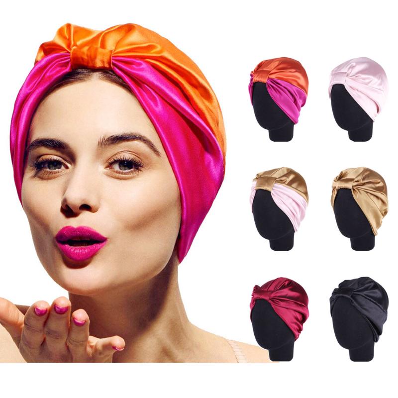 6 Colors Satin Bonnet Salon Bonnet Night Hair Hat For Natural Curly Hair Double Elastic Bathing Sleep Women Head Cover Wrap Hat 
6 Colors Satin Bonnet Salon Bonnet Night Hair Hat For Natural Curly Hair Double Elastic Bathing Sleep Women Head Cover Wrap Hat