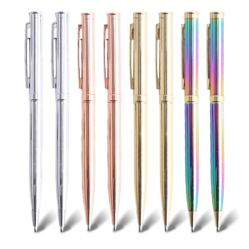 Gold Rainbow Fancy Ballpoint Pen Spinning School Office Supply Accessory Roller Ball Point Signature Wedding Gift Blue Thing Kit, Gold with 5 refills
Gold Rainbow Fancy Ballpoint Pen Spinning School Office Supply Accessory Roller Ball Point Signature Wedding Gift Blue Thing Kit, Gold with 5 refills