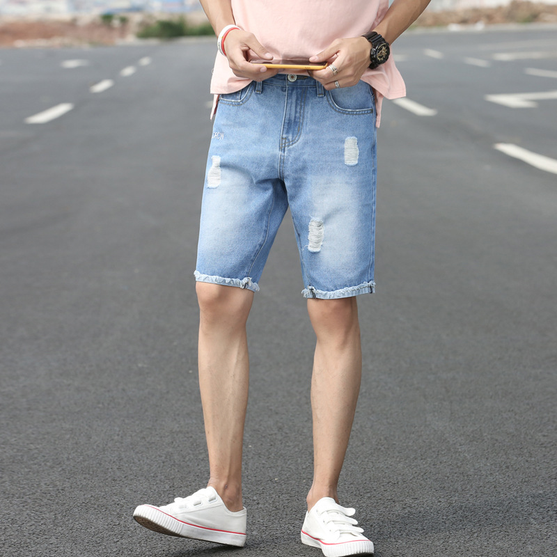Fashion Casual Shorts Men Jeans Destroyed Pockets Knee Length Punk Short Denim Trousers Summer Biker Jeans Homme, Black
Fashion Casual Shorts Men Jeans Destroyed Pockets Knee Length Punk Short Denim Trousers Summer Biker Jeans Homme, Black