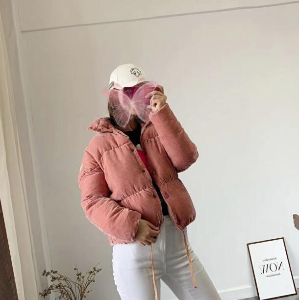 new special offer Fashion Women Down Jacket Pink Velour Fabric Winter M Brand Stand Collar Women Dress Down Coat and jacket, Look at the picture
new special offer Fashion Women Down Jacket Pink Velour Fabric Winter M Brand Stand Collar Women Dress Down Coat and jacket, Look at the picture