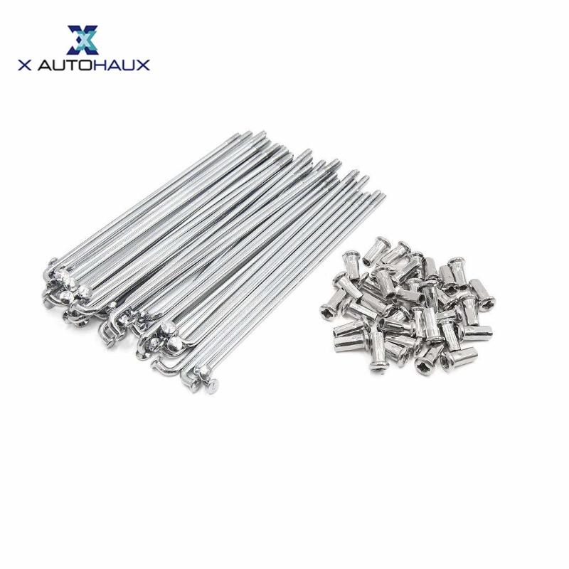 36pcs 72pcs 4mm-4.3mm Thread Diameter 158mm-170mm Length Motorcycle Wheel Spokes With Nipples
36pcs 72pcs 4mm-4.3mm Thread Diameter 158mm-170mm Length Motorcycle Wheel Spokes With Nipples