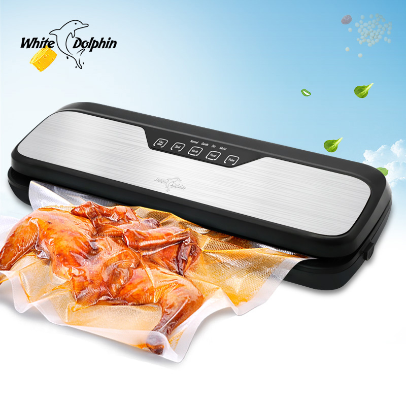 White Dolphin Vacuum Sealer Machine 220V 110V For Saver With 10PCS Bags Home Electric Vacuum Sealer Packaging Machine
White Dolphin Vacuum Sealer Machine 220V 110V For Saver With 10PCS Bags Home Electric Vacuum Sealer Packaging Machine