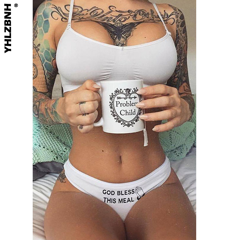 YHLZBNH Underwear Women Letter Print Briefs Thongs Underwears Underpants Panties Low Waist Knickers, Black
YHLZBNH Underwear Women Letter Print Briefs Thongs Underwears Underpants Panties Low Waist Knickers, Black