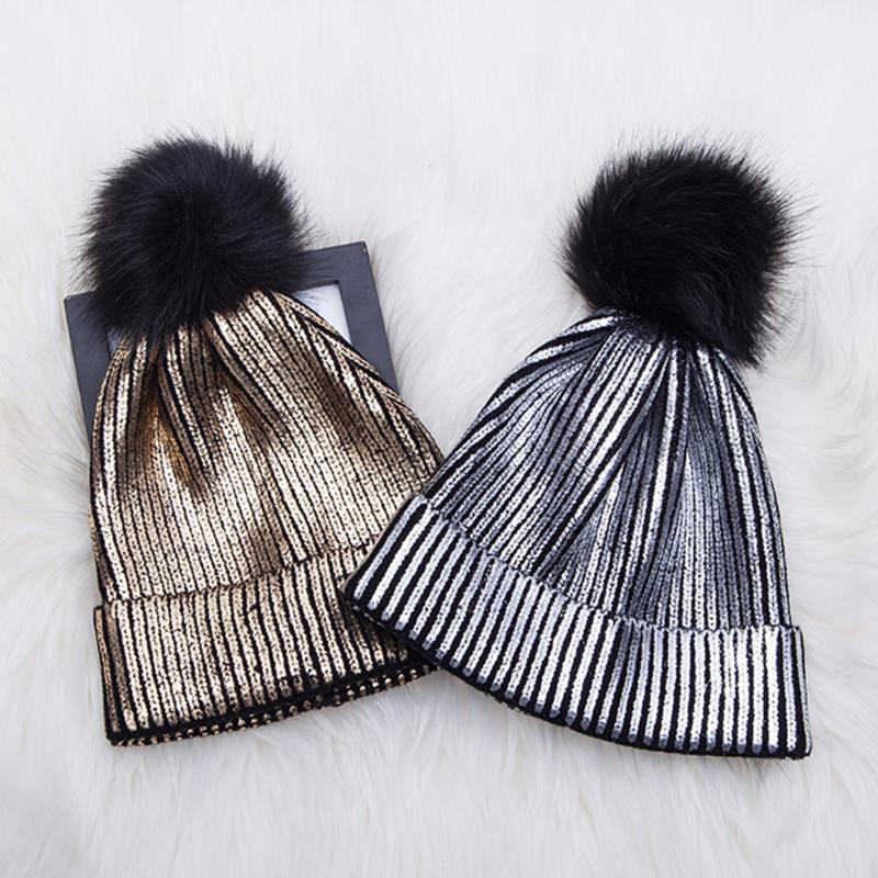 Warm Knitted Soft Pompom Cap Solid Windproof Beanie Crochet Women Hats Girl Metallic Shiny Hair Ball Cute Autumn Winter, Black
Warm Knitted Soft Pompom Cap Solid Windproof Beanie Crochet Women Hats Girl Metallic Shiny Hair Ball Cute Autumn Winter, Black