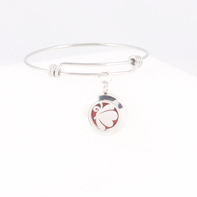 Stainless Steel Flower Essential Oil Diffuser Locket Bracelet Expandable Bangle 25mm Perfume Locket Bracelet Free 10pcs Pads
Stainless Steel Flower Essential Oil Diffuser Locket Bracelet Expandable Bangle 25mm Perfume Locket Bracelet Free 10pcs Pads