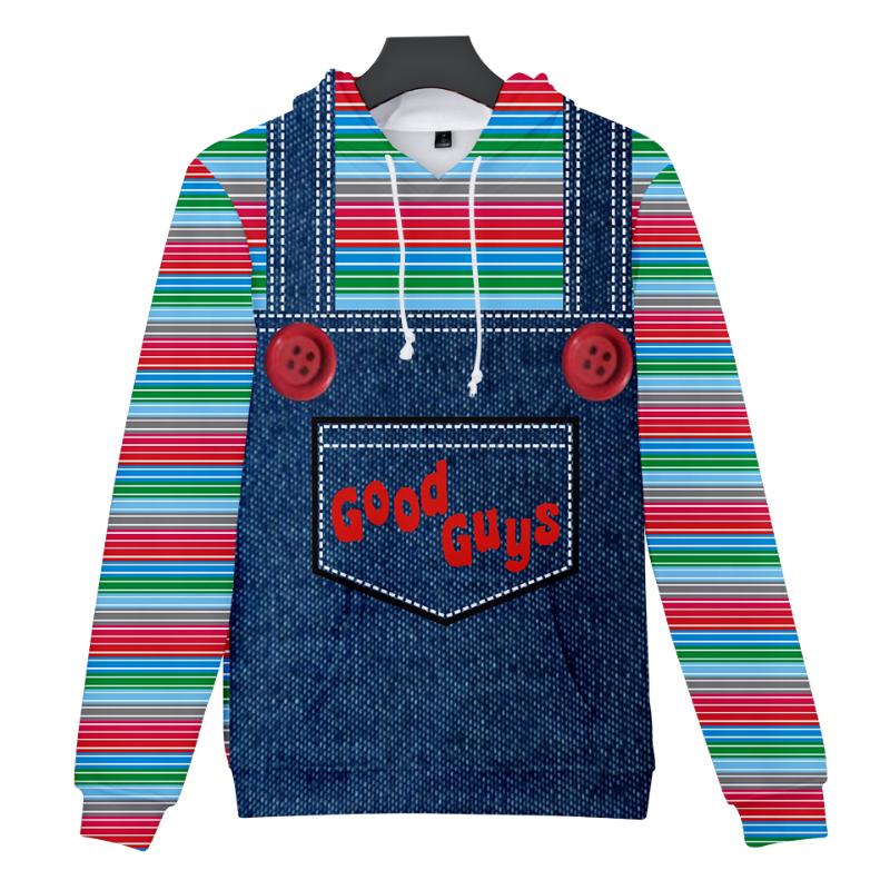 Good Guys Chucky 3D Printed lovely Cartoon Male Female Leisure Hoodies Simple Street Clothes