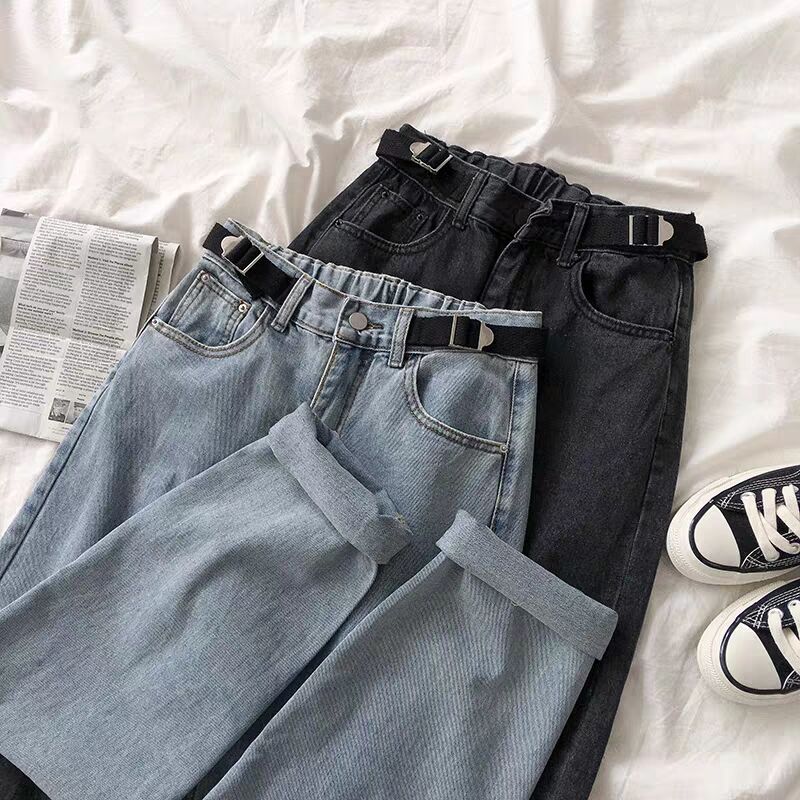 2020 autumn new High Waist Straight Jeans Women autumn blue Casual Loose Wide Leg Jeans Trousers, Black
2020 autumn new High Waist Straight Jeans Women autumn blue Casual Loose Wide Leg Jeans Trousers, Black