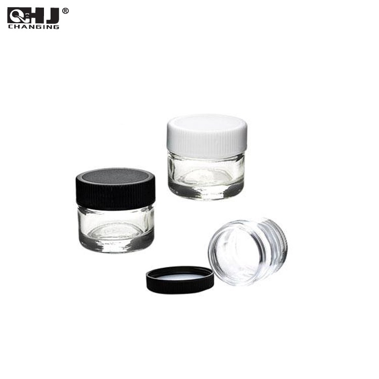 Food Grade Transparent 5ML Glass Jar Non Stick Glass Concentrate Container Glass Bottle for Wax Dab Jar Black Lid Thick Oil
Food Grade Transparent 5ML Glass Jar Non Stick Glass Concentrate Container Glass Bottle for Wax Dab Jar Black Lid Thick Oil