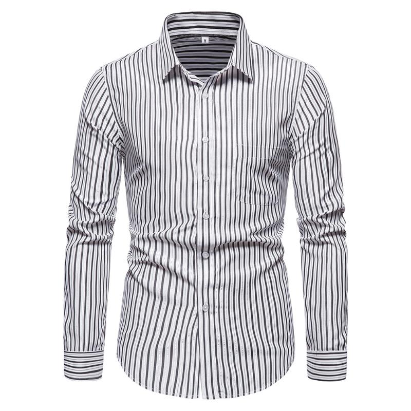 Casual Men Shirt Spring Summer Cotton Long Sleeve men shirt Striped Slim Fit Stand Collar Shirts Camisa, Pink
Casual Men Shirt Spring Summer Cotton Long Sleeve men shirt Striped Slim Fit Stand Collar Shirts Camisa, Pink