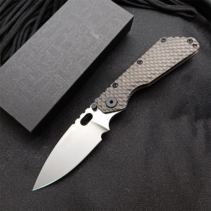 High End Tactical Folding Knife D2 Drop Point Stone Wash Blade TC4 Titanium Alloy Handle EDC Pocket Knives EDC Gear
High End Tactical Folding Knife D2 Drop Point Stone Wash Blade TC4 Titanium Alloy Handle EDC Pocket Knives EDC Gear