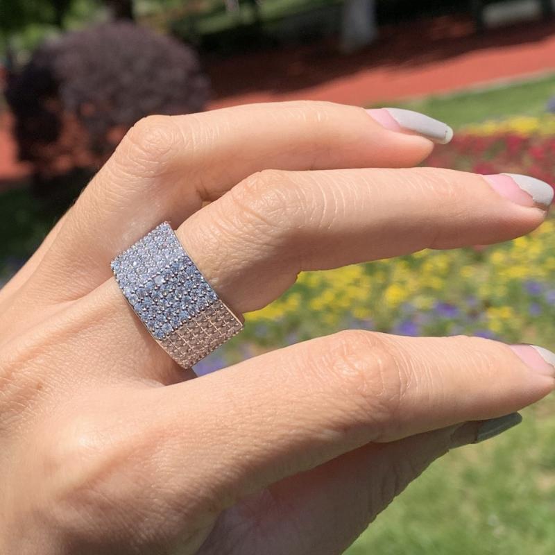 Stunning Luxury Jewelry 925 Sterling Silver 7 Rows White Clear 5A Cubic Zirconia Eternity polygon Wedding Band Ring For Lover
Stunning Luxury Jewelry 925 Sterling Silver 7 Rows White Clear 5A Cubic Zirconia Eternity polygon Wedding Band Ring For Lover
