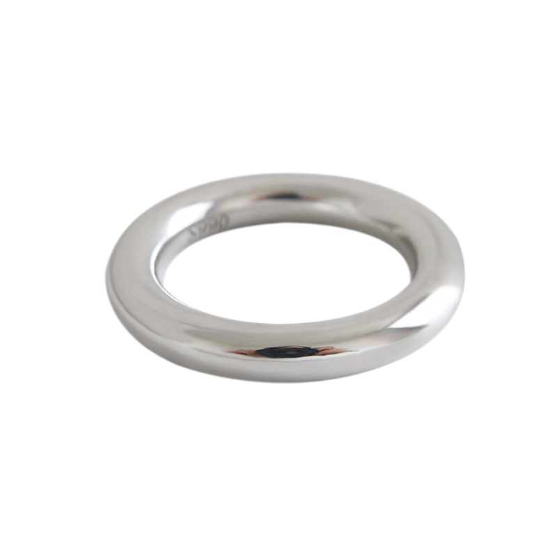 Women's Korean-Style S990 Silver Ring Ins Minimalist Smooth Ring 3.5mm Silver Wholesale
Women's Korean-Style S990 Silver Ring Ins Minimalist Smooth Ring 3.5mm Silver Wholesale