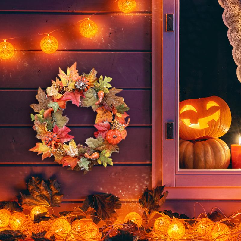 PVC Simulation Garlands Halloween Party Decor Fashion Wall Window Hanging Wreath Christmas Thanksgiving Door Ornament, Red
PVC Simulation Garlands Halloween Party Decor Fashion Wall Window Hanging Wreath Christmas Thanksgiving Door Ornament, Red
