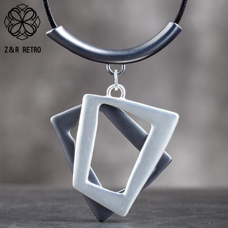 Trendy Neck Chokers Necklaces Geometric Leather Rope Women's Statement Fashion Suspension Jewelry Female Decoration Accessories
Trendy Neck Chokers Necklaces Geometric Leather Rope Women's Statement Fashion Suspension Jewelry Female Decoration Accessories