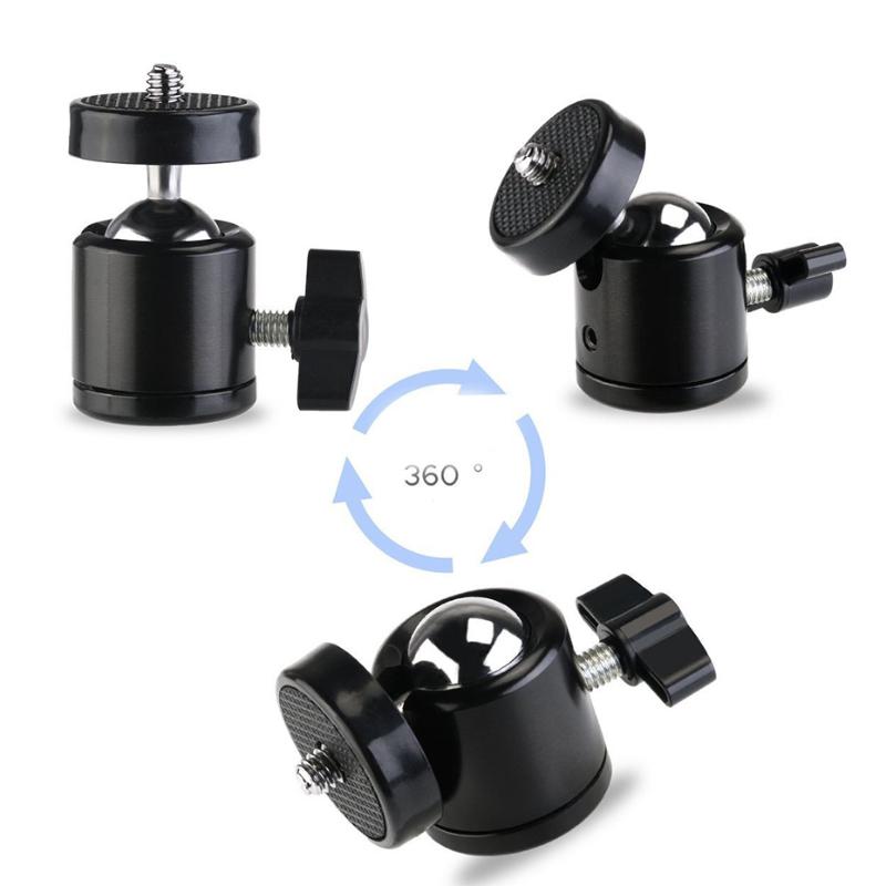 Tripod Mount Camera 1/4 Hot Shoe Head Ball Adapter Cradle Ball Head with Lock LED Light Flash Bracket Holder For DSLR DV Cameras
Tripod Mount Camera 1/4 Hot Shoe Head Ball Adapter Cradle Ball Head with Lock LED Light Flash Bracket Holder For DSLR DV Cameras