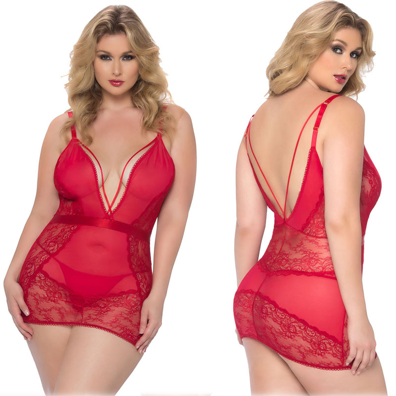Top Fashion Women' Sexy Sling Mesh See-Through Nightdress New Sexy Lingerie Black Red M L XL XXL Factory Direct Wholesale
Top Fashion Women' Sexy Sling Mesh See-Through Nightdress New Sexy Lingerie Black Red M L XL XXL Factory Direct Wholesale
