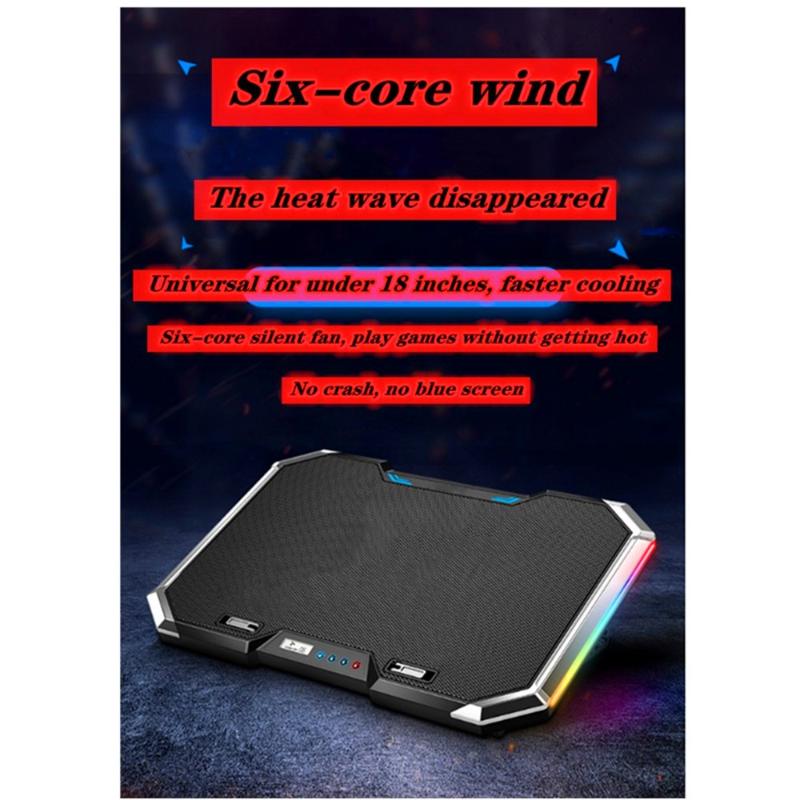 The new laptop base radiator, LCD button controllable RBG light, six-core strong heat dissipation, long-lasting operation
The new laptop base radiator, LCD button controllable RBG light, six-core strong heat dissipation, long-lasting operation