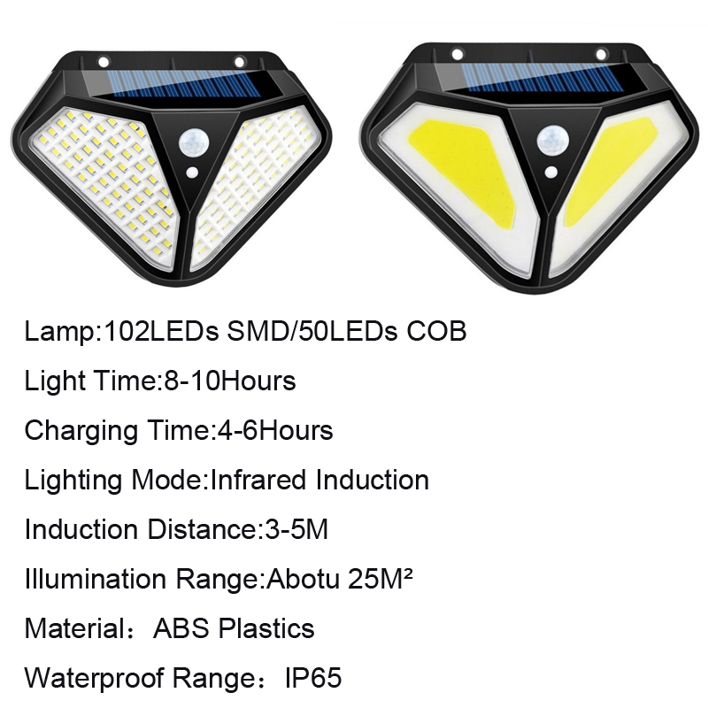 Solar Flood Lights Motion Sensor Wall Light Outdoor Waterproof Yard Security Lamp LED Solar Light for Outdoor Garden Street Patio