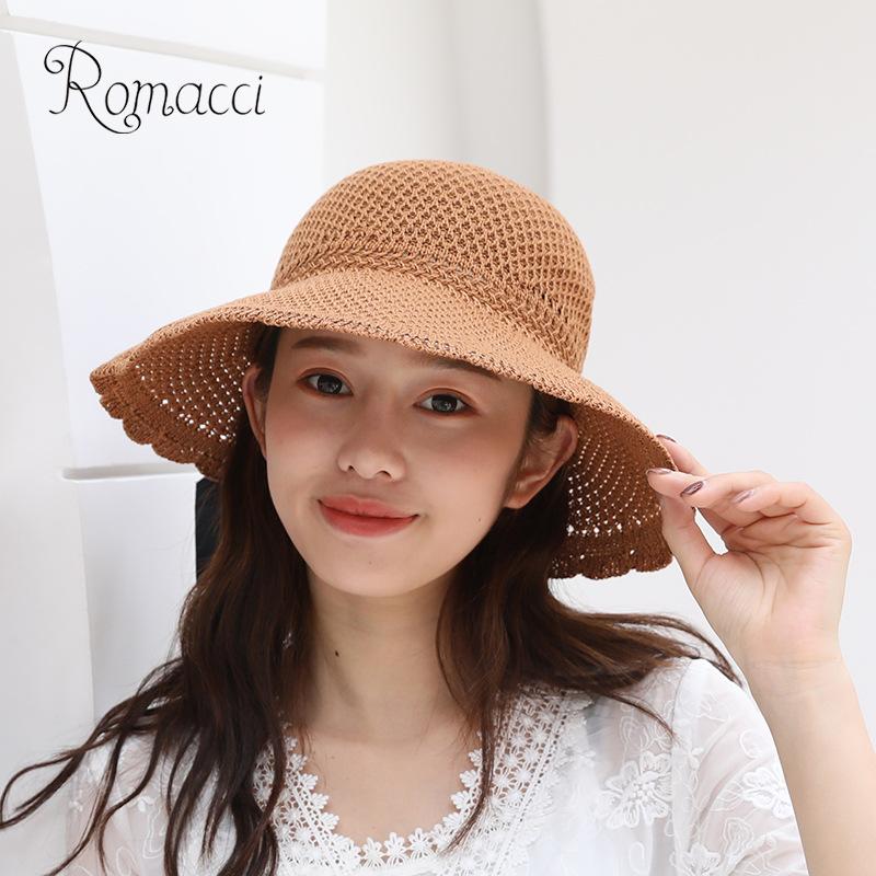 Raffia Straw Hat Women Bow Ribbon Brim Beach Sun Hat Hollow Out Detachable Summer Caps Sunscreen Sunshade Dome Cap Visors, Black
Raffia Straw Hat Women Bow Ribbon Brim Beach Sun Hat Hollow Out Detachable Summer Caps Sunscreen Sunshade Dome Cap Visors, Black
