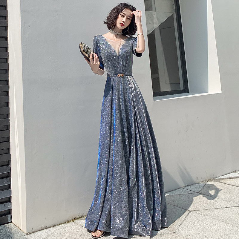 New V-Neck Luxury Evening Dress Long Gala Sequin Gown Long Party Dresses For Women Elegant Celebrity Stage Show Banquet Dresses
New V-Neck Luxury Evening Dress Long Gala Sequin Gown Long Party Dresses For Women Elegant Celebrity Stage Show Banquet Dresses