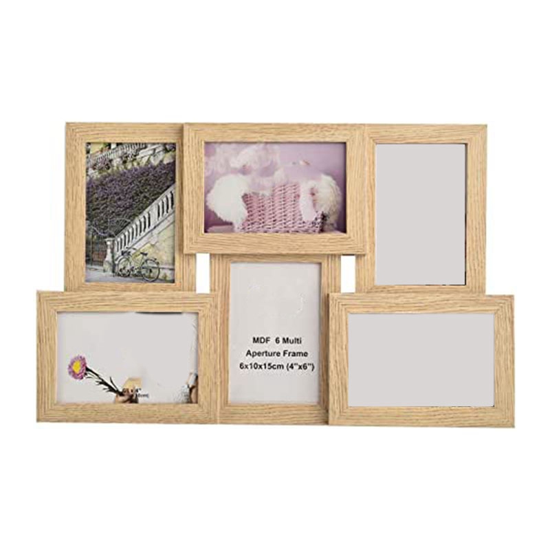 Collage Multiple Picture Frames for 6 Photos in 4 x 6 Inches Wooden, MDF Wall Mounting Frame (Natural
Collage Multiple Picture Frames for 6 Photos in 4 x 6 Inches Wooden, MDF Wall Mounting Frame (Natural