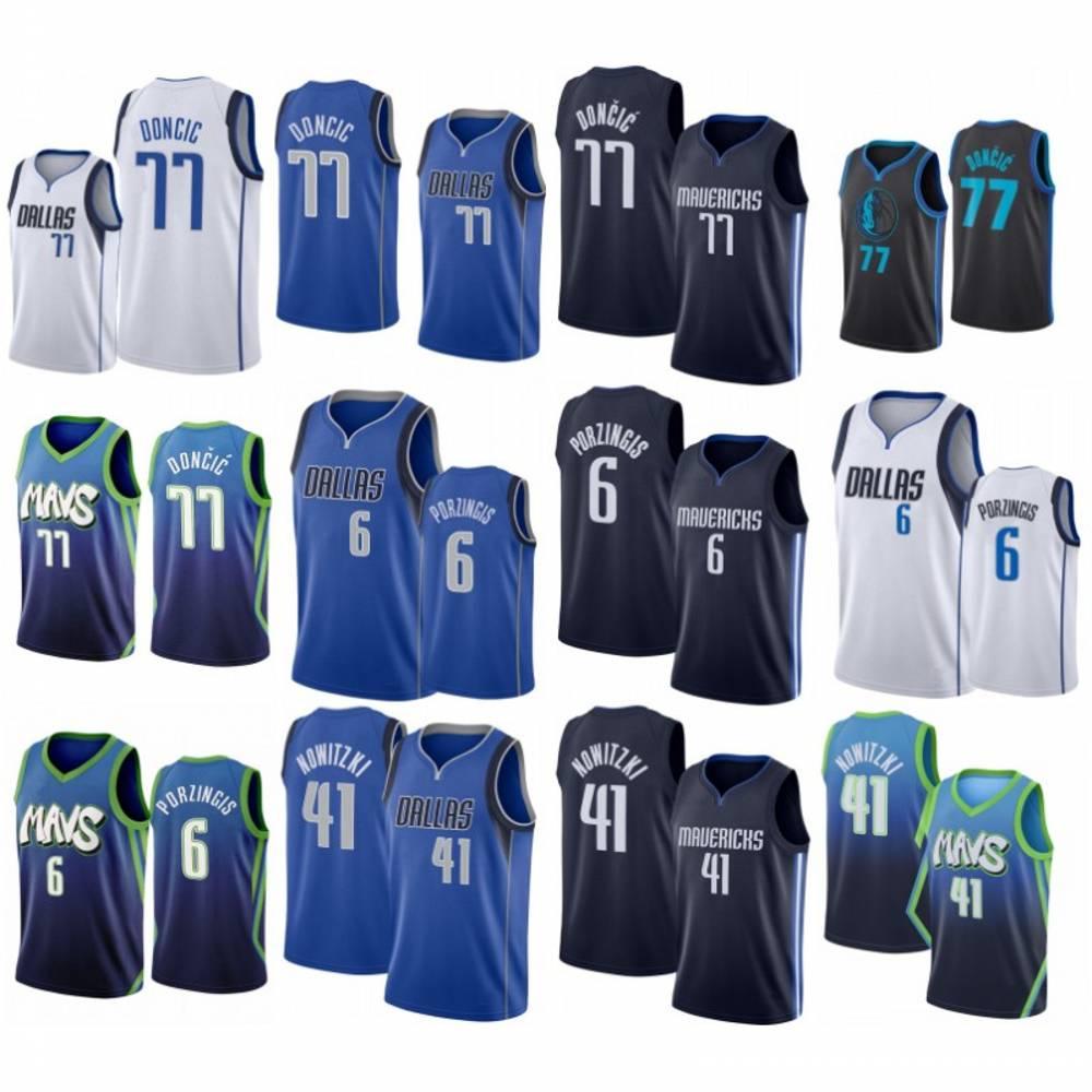 Mens 77 Doncic Kristaps 6 Porzingis Basketball Jersey Mens Dirk 41 Nowitzki City Bule White Shirt, As shown in illustration
Mens 77 Doncic Kristaps 6 Porzingis Basketball Jersey Mens Dirk 41 Nowitzki City Bule White Shirt, As shown in illustration