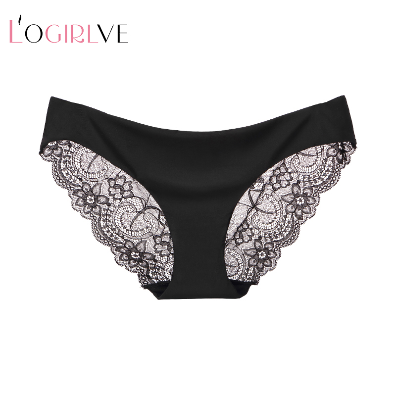 Logirlve Sexy Lace Ladies Low Waist Briefs Amazon Ice Silk Seamless Underwear Women Support Multiple Wholesale, Black
Logirlve Sexy Lace Ladies Low Waist Briefs Amazon Ice Silk Seamless Underwear Women Support Multiple Wholesale, Black