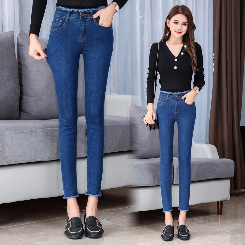Jeans for Women Jeans Frayed High Waist Elastic Plus Size Stretch Black Female Washed Skinny Denim Pencil Pants
Jeans for Women Jeans Frayed High Waist Elastic Plus Size Stretch Black Female Washed Skinny Denim Pencil Pants