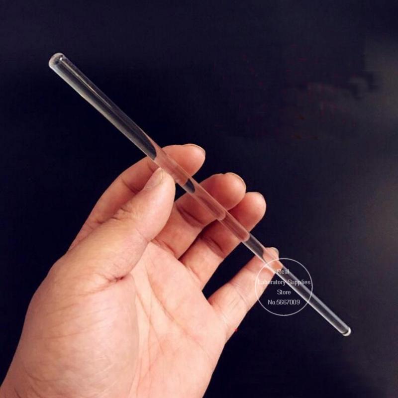 5pcs 10pcs Lab Borosilicate Glass Stirring Rods 5/7/8/10mm Diameter 100/150/200/300/350/400mm Length agitator Stirrer1