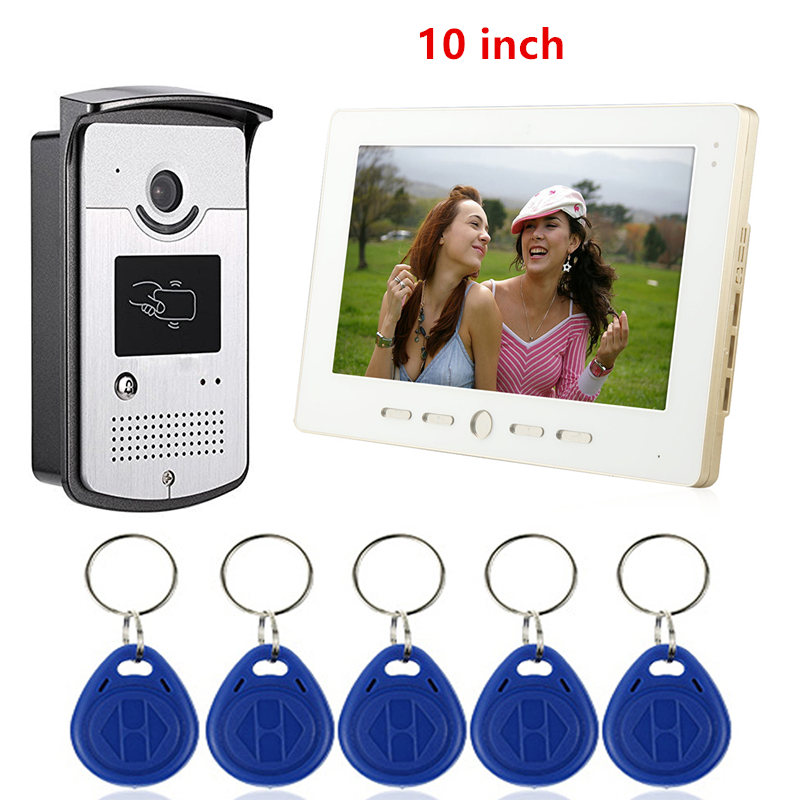 7'' TFT LCD Wired RIFD Video Intercom Doorbell Door Phone System for home Indoor Monitor 700TVL IR Outdoor Camera Metal
7'' TFT LCD Wired RIFD Video Intercom Doorbell Door Phone System for home Indoor Monitor 700TVL IR Outdoor Camera Metal
