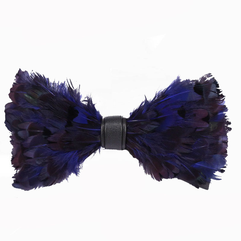 Neck Ties Man's Bow Tie Natural Dark Blue Feathers Banquet Night Club Marriage Groom's High-grade Classic Trendy Bowtie Unisex Gifts
Neck Ties Man's Bow Tie Natural Dark Blue Feathers Banquet Night Club Marriage Groom's High-grade Classic Trendy Bowtie Unisex Gifts