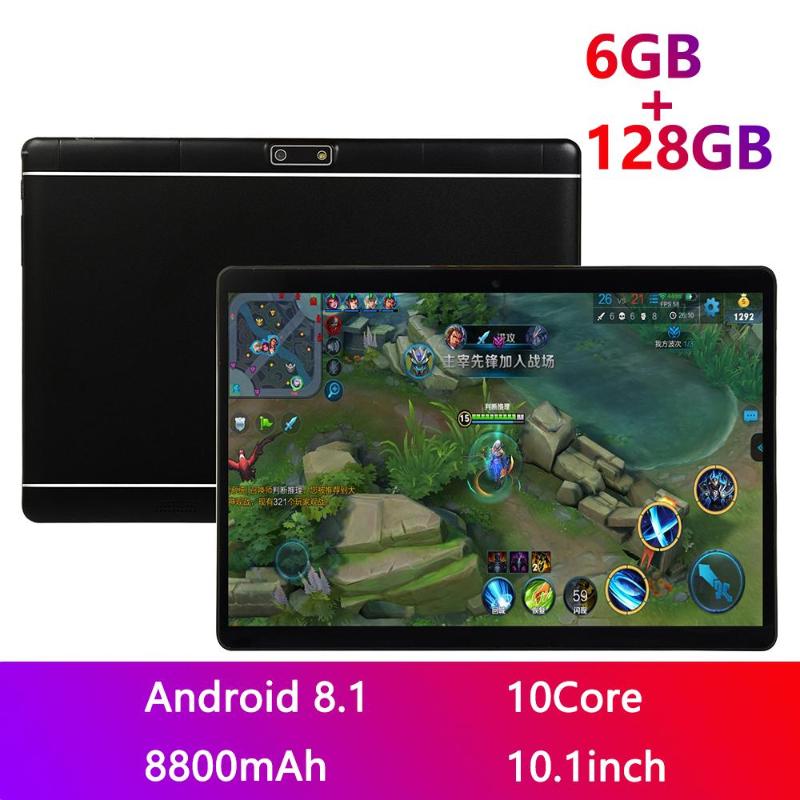 2020 New 4G LET Phablet 10.1 Inch Tablet PC Android 8.0 Octa Core 6G+128GB Dual SIM Card 1280*800 IPS WIFI Bluetooth Tablets 10, Black
2020 New 4G LET Phablet 10.1 Inch Tablet PC Android 8.0 Octa Core 6G+128GB Dual SIM Card 1280*800 IPS WIFI Bluetooth Tablets 10, Black