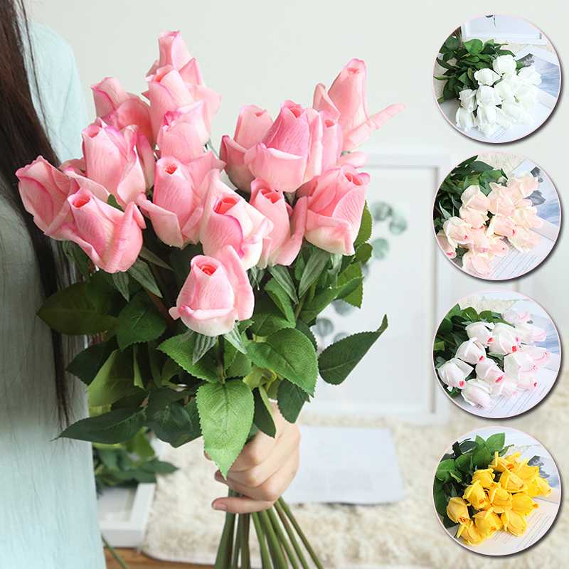 Artificial Flowers Long Stem Silk Rose Bouquet Fake Flower with Leaves For Wedding Decoration Flowers Home Garden Decor
Artificial Flowers Long Stem Silk Rose Bouquet Fake Flower with Leaves For Wedding Decoration Flowers Home Garden Decor
