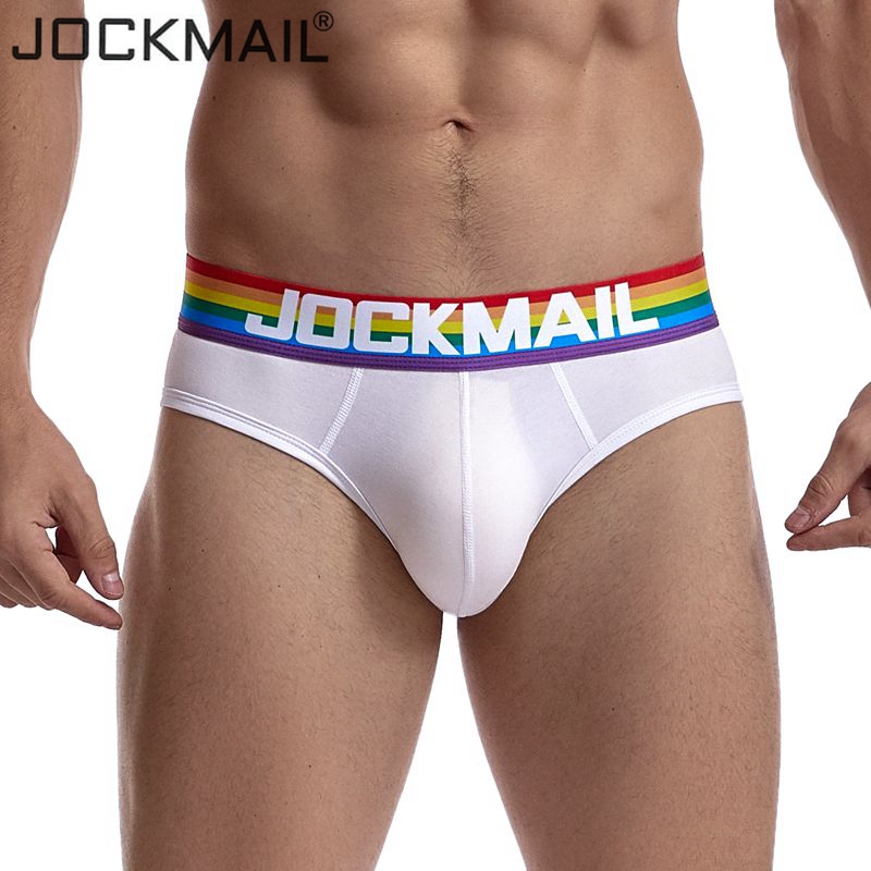 9colors JOCKMAIL Men Briefs Underwear Sexy Breathable Rainbow stripes Underpants Comfortable Underwear Shorts Male Panties Hot, Black 4
9colors JOCKMAIL Men Briefs Underwear Sexy Breathable Rainbow stripes Underpants Comfortable Underwear Shorts Male Panties Hot, Black 4