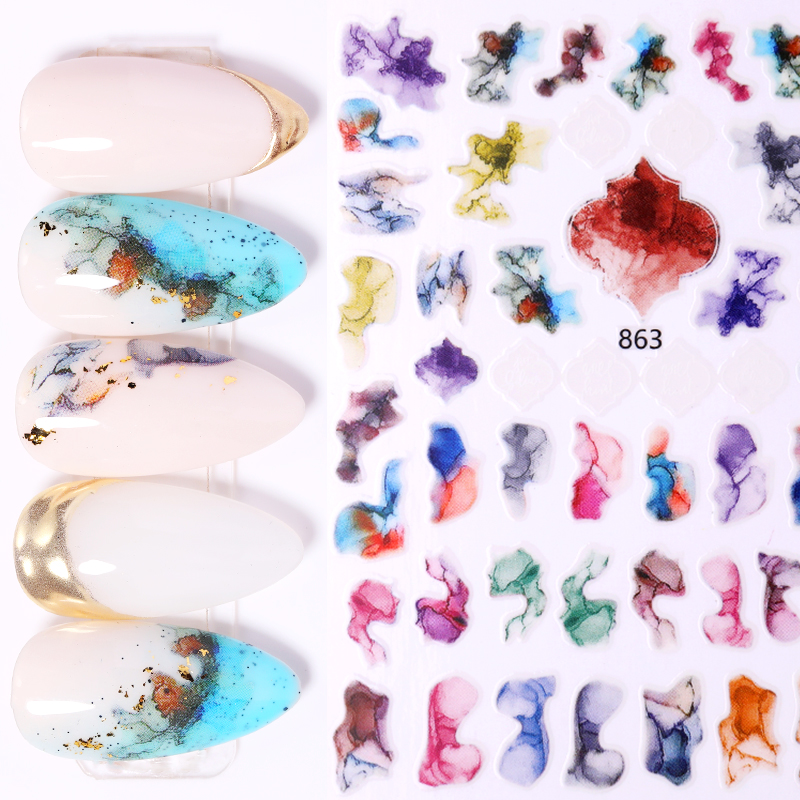 1 Sheet 3D Nail Stickers Marble Ripple Transfer Nail Decals DIY Idea Art Transfer Sticker Decals Accessories
1 Sheet 3D Nail Stickers Marble Ripple Transfer Nail Decals DIY Idea Art Transfer Sticker Decals Accessories