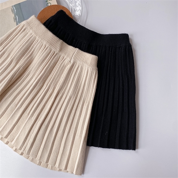 Girls Clothes Set 2020 Autumn Kid Long Sleeve Warm Knitted Sweater Coat+Skirt 2pcs Toddler Clothes