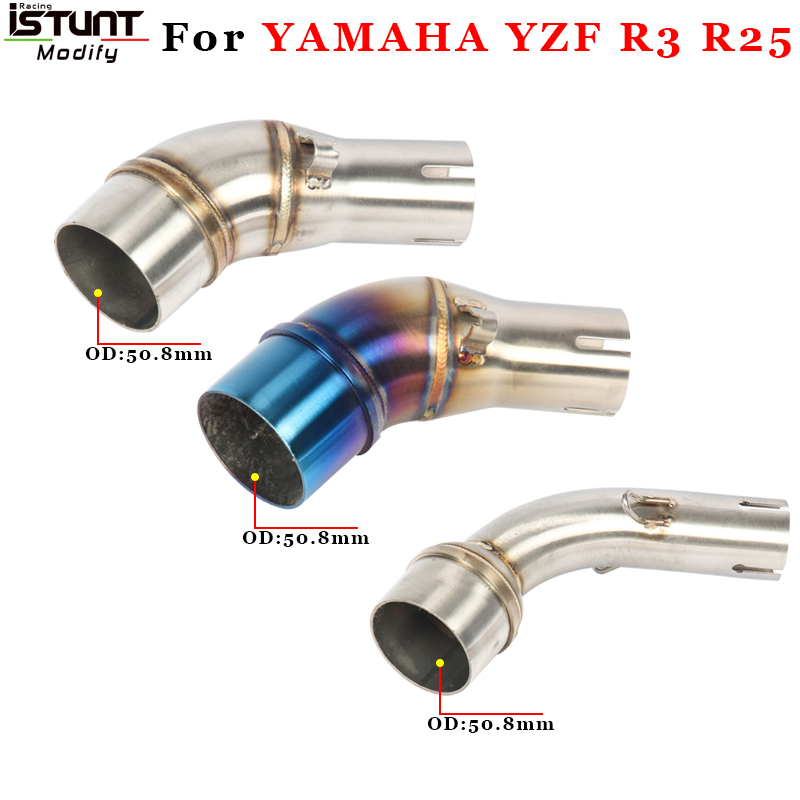 Motorcycle Exhaust Modified R25 R30 R3 Motorbike Stainless Steel Middle Link Pipe For YZF R25 R30 R3 2020 2020
Motorcycle Exhaust Modified R25 R30 R3 Motorbike Stainless Steel Middle Link Pipe For YZF R25 R30 R3 2020 2020